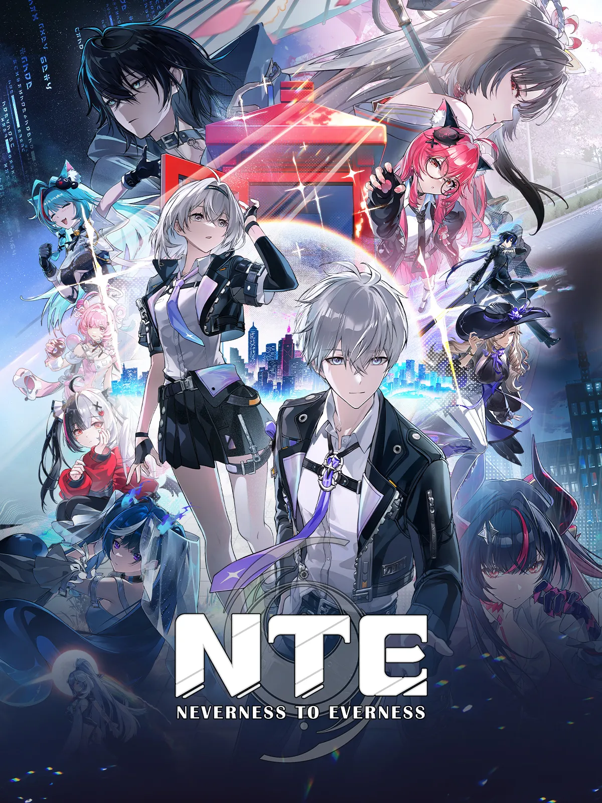 Neverness to Everness launch collage featuring its cast
